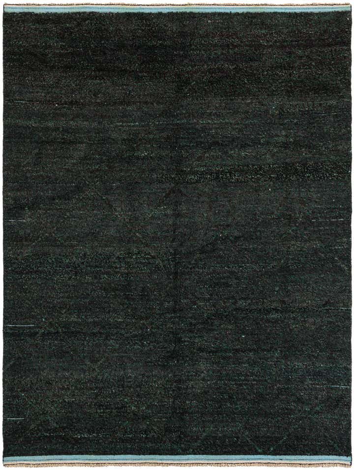 8' x 10' 7 Hand Knotted Moroccan Wool Rug