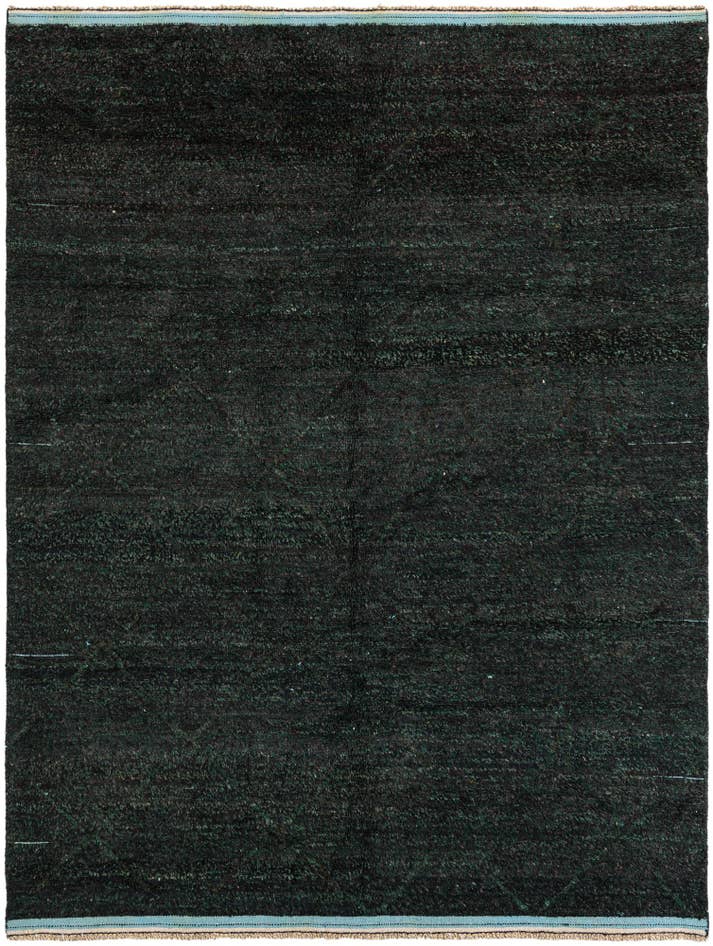 Detail image of 8' x 10' 7 Hand Knotted Moroccan Wool Rug