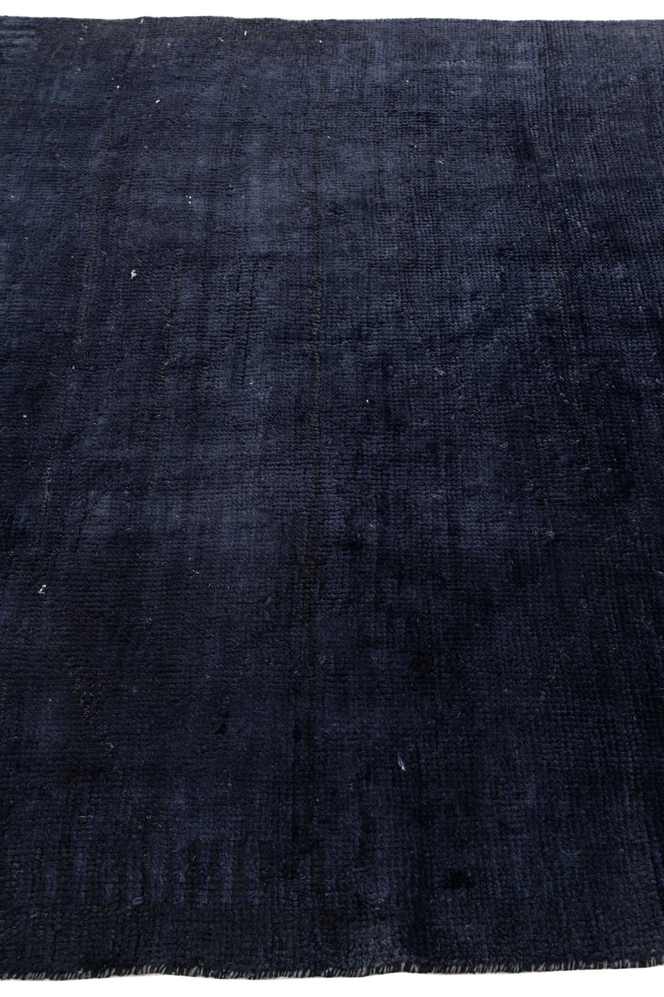 4' 9 x 7' Hand Knotted Moroccan Wool Rug