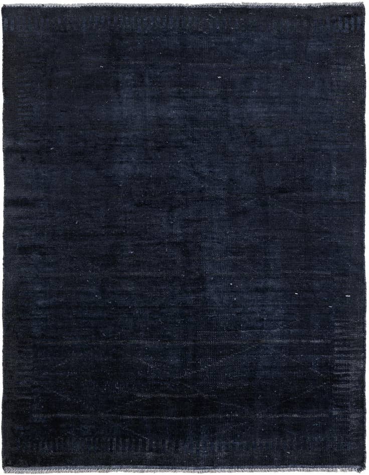 Detail image of 4' 9 x 7' Hand Knotted Moroccan Wool Rug