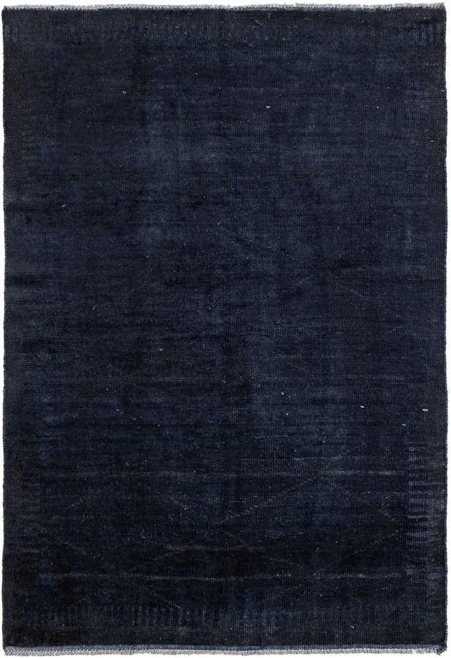 Detail image of 4' 9 x 7' Hand Knotted Moroccan Wool Rug
