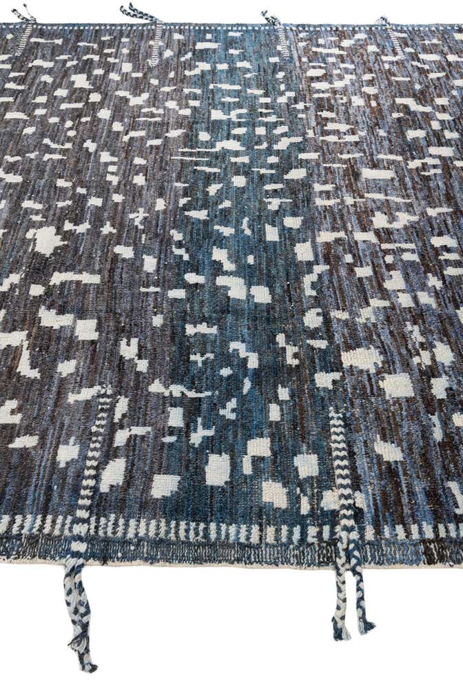 9' 3 x 12' 1 Hand Knotted Moroccan Wool Rug