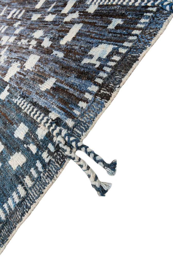 9' 3 x 12' 1 Hand Knotted Moroccan Wool Rug