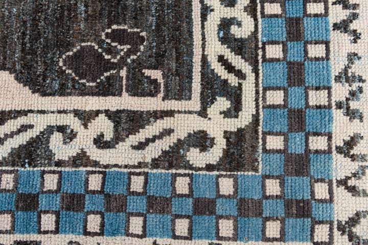 9' 1 x 12' 5 Hand Knotted Moroccan Wool Rug