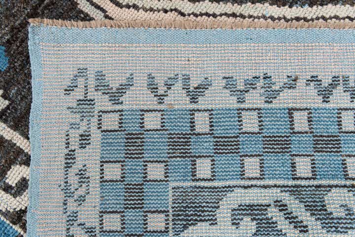 9' 1 x 12' 5 Hand Knotted Moroccan Wool Rug