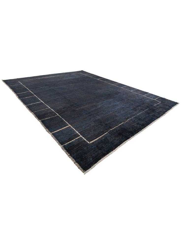Detail image of 9' 4 x 10' Hand Knotted Moroccan Wool Rug