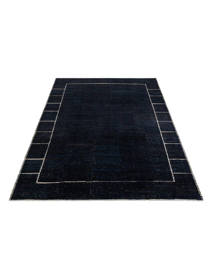 Detail image of 9' 4 x 10' Hand Knotted Moroccan Wool Rug