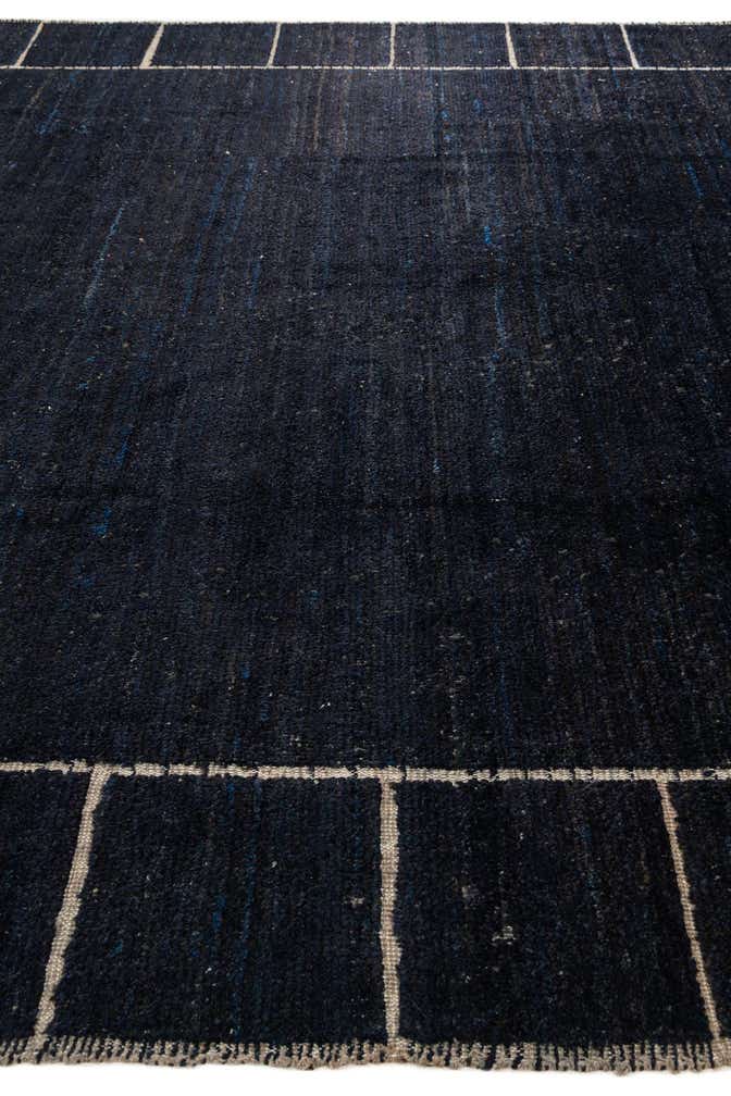 9' 4 x 10' Hand Knotted Moroccan Wool Rug