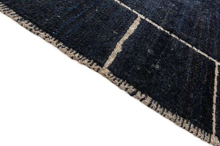 9' 4 x 10' Hand Knotted Moroccan Wool Rug