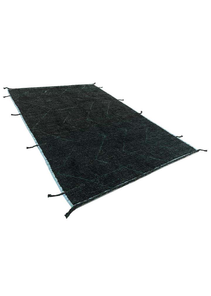 6' 3 x 9' 4 Hand Knotted Moroccan Wool Rug