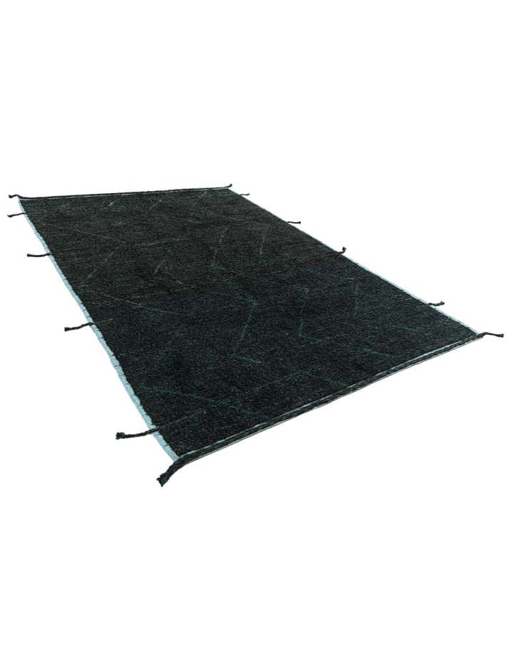 6' 3 x 9' 4 Hand Knotted Moroccan Wool Rug