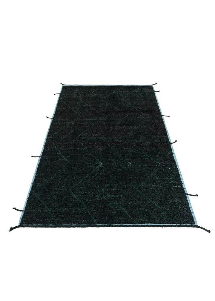 6' 3 x 9' 4 Hand Knotted Moroccan Wool Rug
