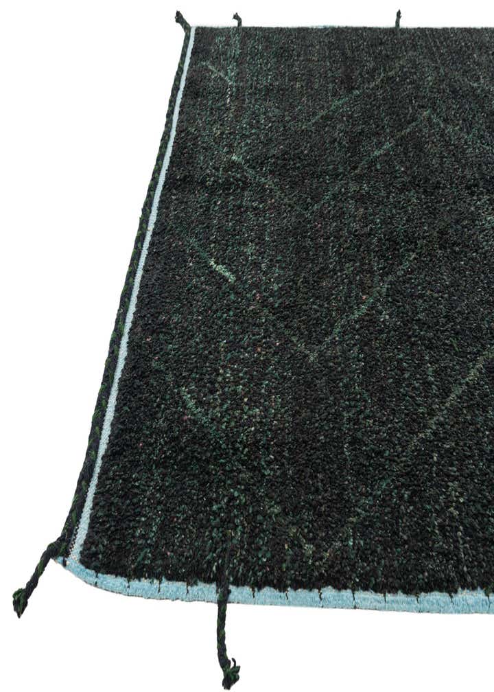 6' 3 x 9' 4 Hand Knotted Moroccan Wool Rug