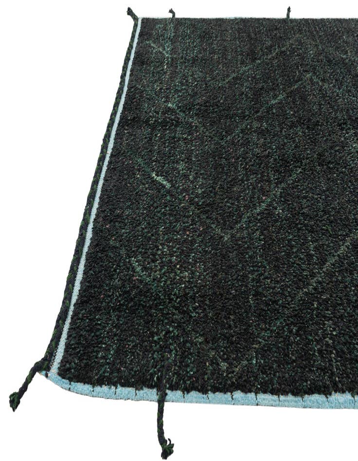 Detail image of 6' 3 x 9' 4 Hand Knotted Moroccan Wool Rug