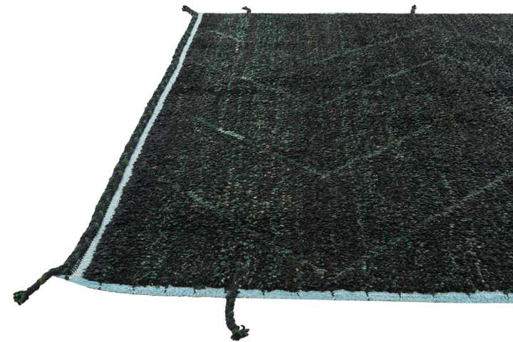 6' 3 x 9' 4 Hand Knotted Moroccan Wool Rug