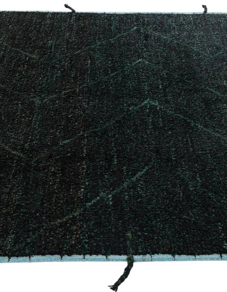 Detail image of 6' 3 x 9' 4  Hand Knotted Moroccan Wool Rug