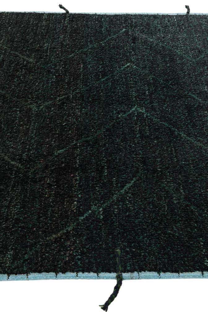 6' 3 x 9' 4 Hand Knotted Moroccan Wool Rug