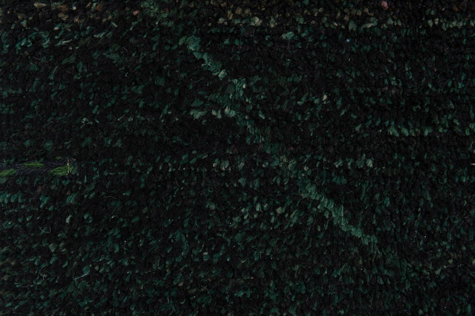 6' 3 x 9' 4 Hand Knotted Moroccan Wool Rug