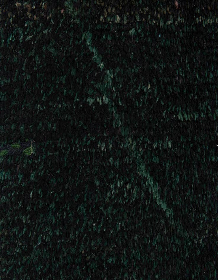 Detail image of 6' 3 x 9' 4  Hand Knotted Moroccan Wool Rug