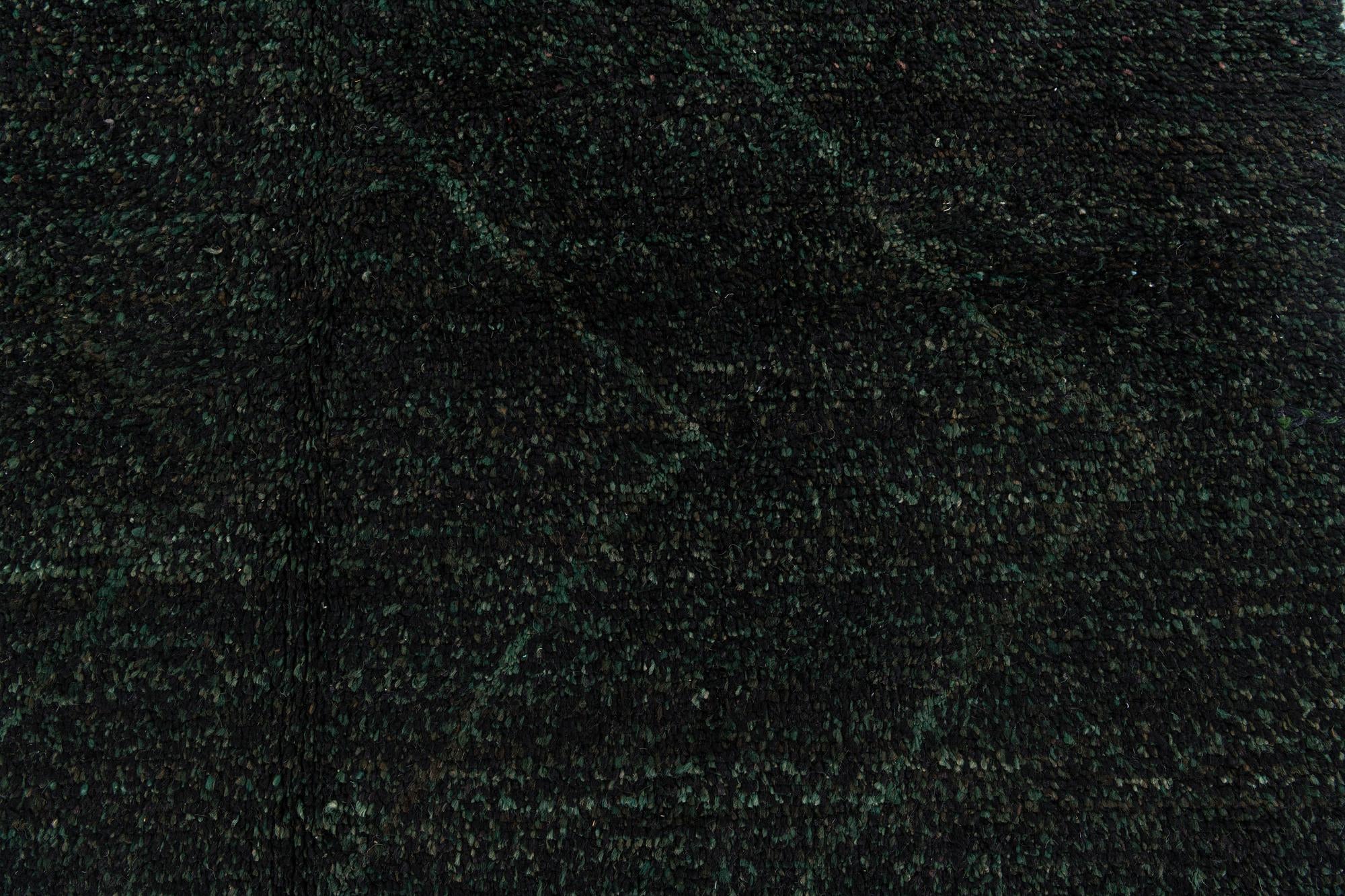 6' 3 x 9' 4 Hand Knotted Moroccan Wool Rug