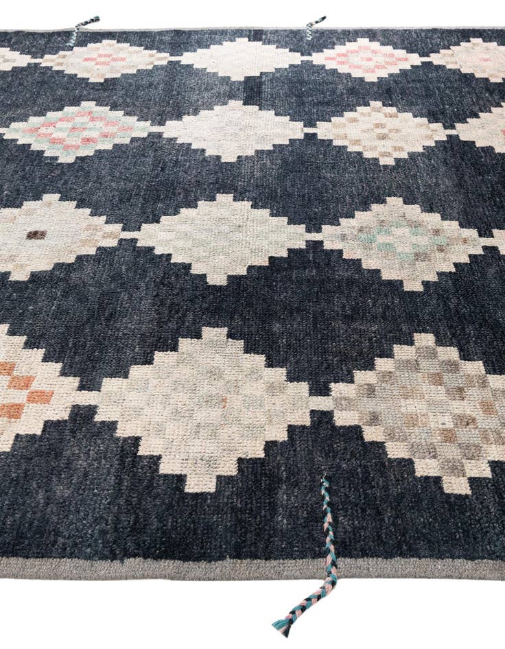 Detail image of 9' 1 x 11' 10  Hand Knotted Moroccan Wool Rug