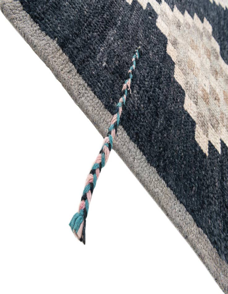 Detail image of 9' 1 x 11' 10  Hand Knotted Moroccan Wool Rug