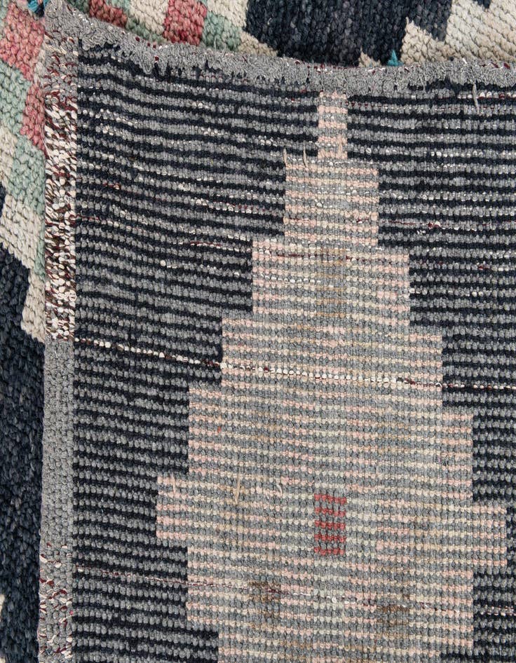 Detail image of 9' 1 x 11' 10  Hand Knotted Moroccan Wool Rug