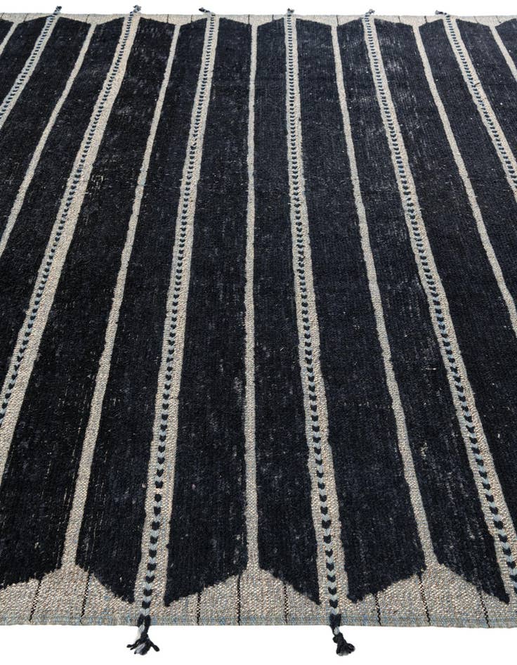 Detail image of 8' 6 x 10'  Hand Knotted Moroccan Wool Rug
