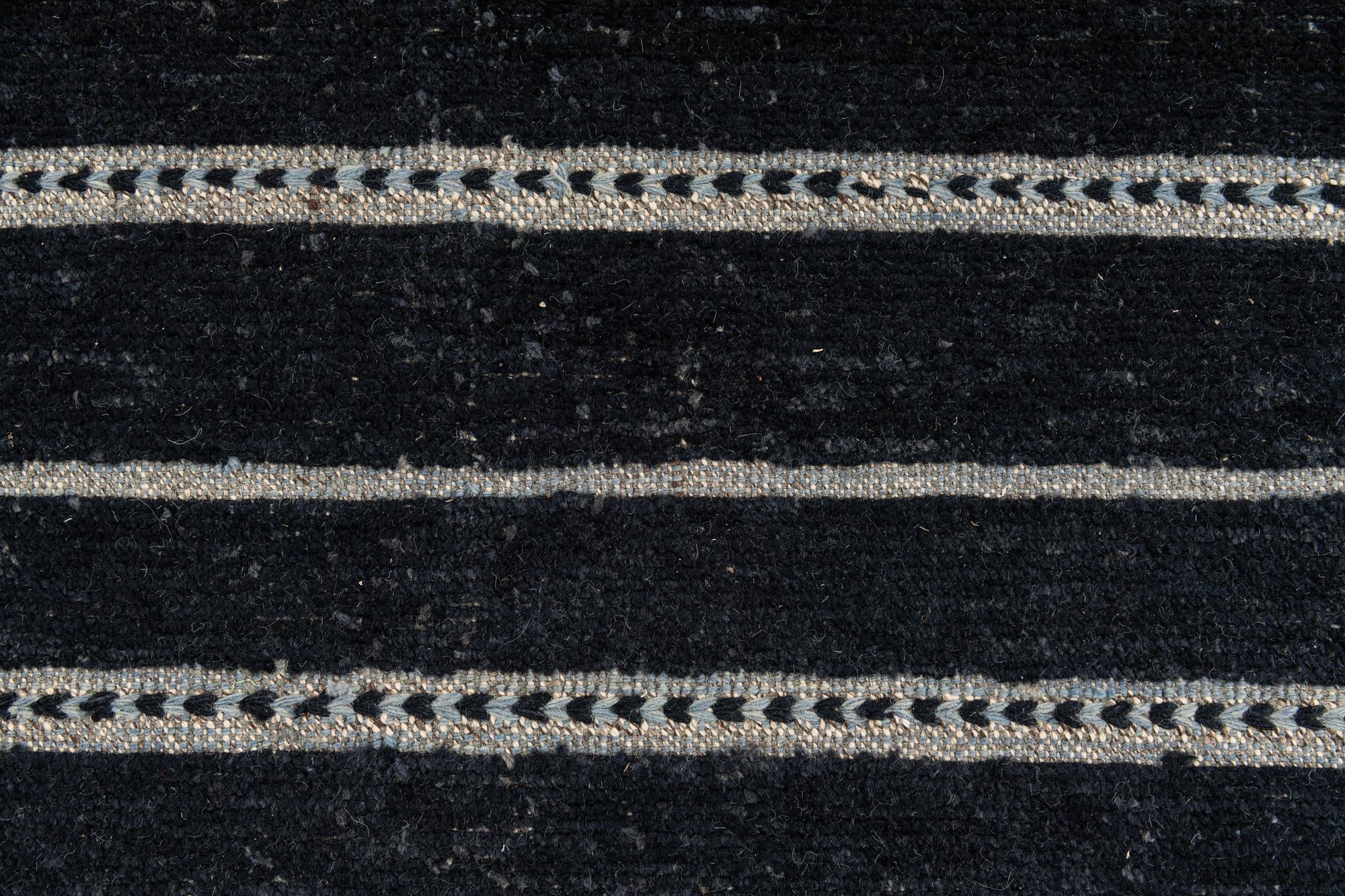 8' 6 x 10' Hand Knotted Moroccan Wool Rug