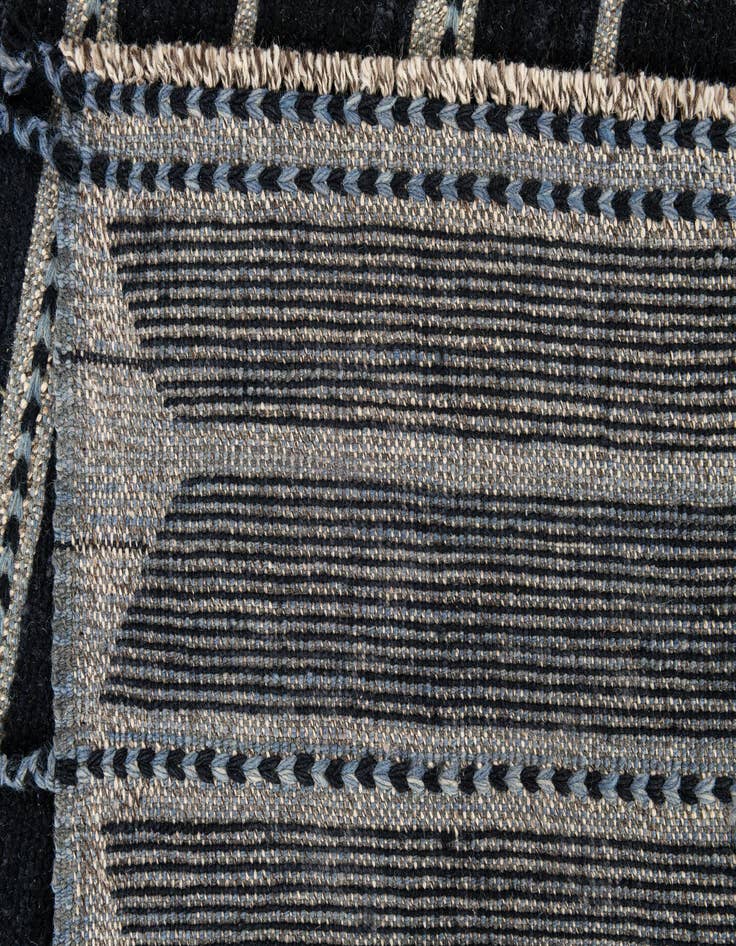 Detail image of 8' 6 x 10'  Hand Knotted Moroccan Wool Rug