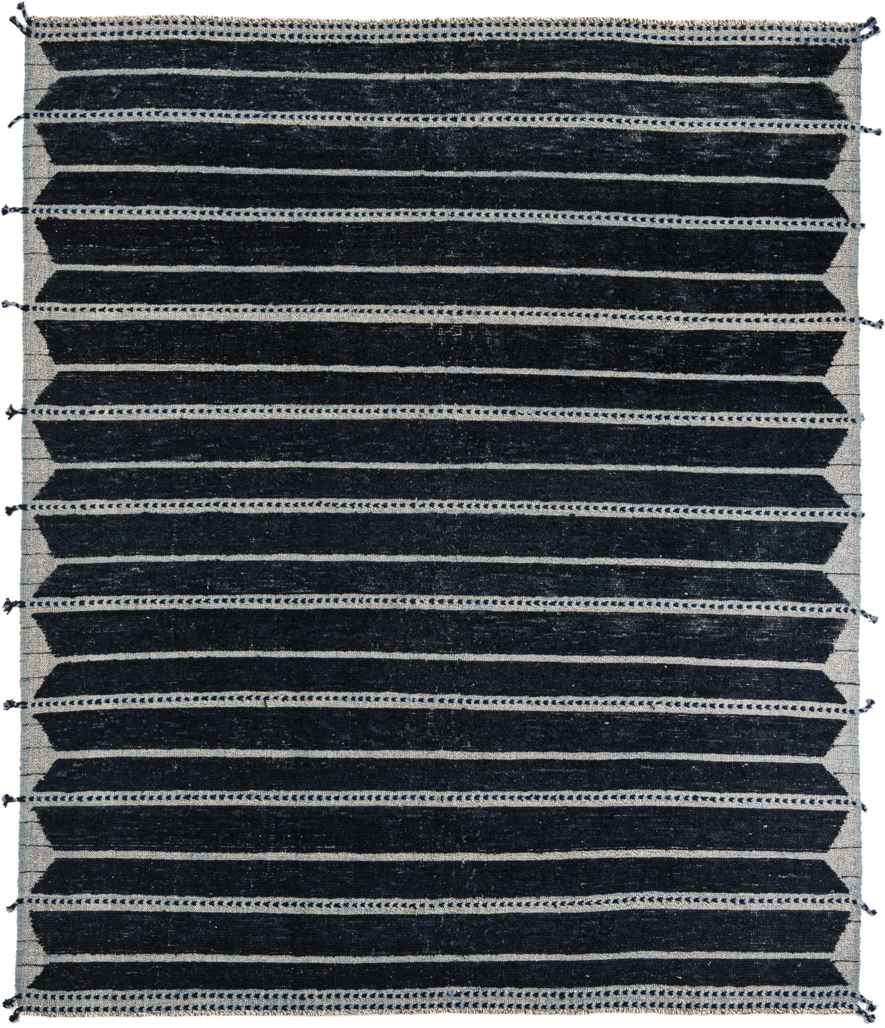 8' 6 x 10' Hand Knotted Moroccan Wool Rug