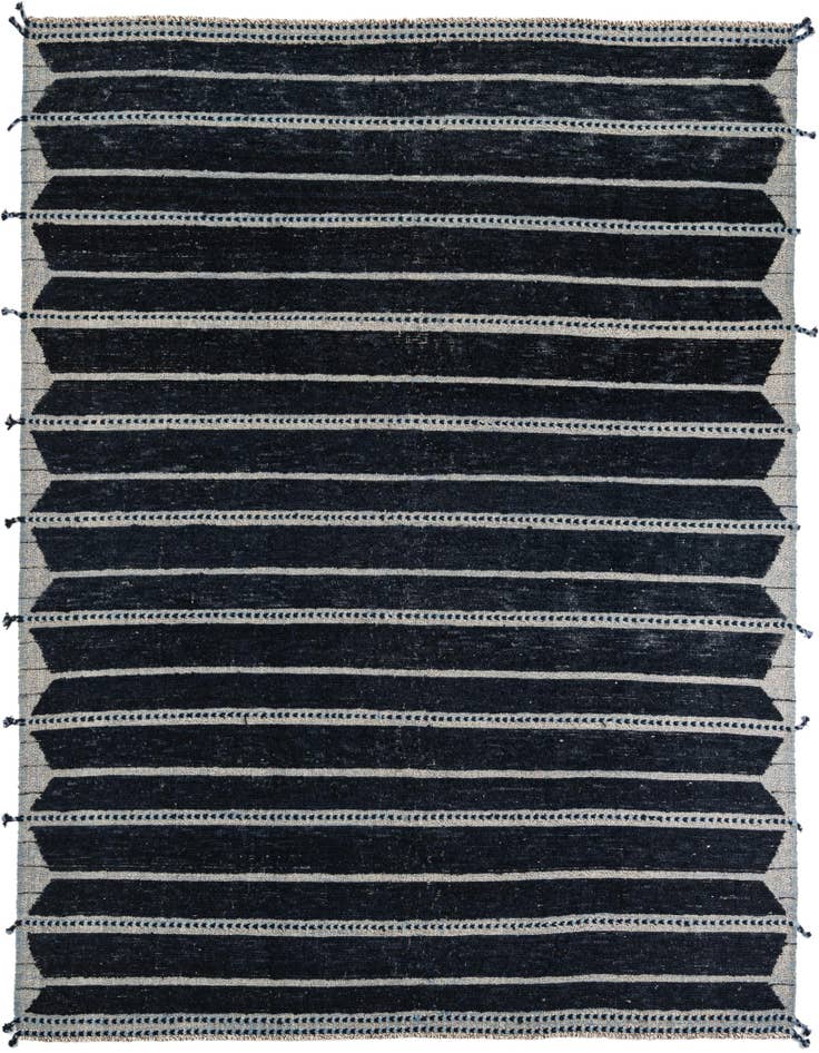 Detail image of 8' 6 x 10' Hand Knotted Moroccan Wool Rug