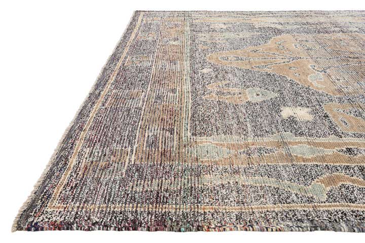 8' x 10' 5 Hand Knotted Moroccan Wool Rug