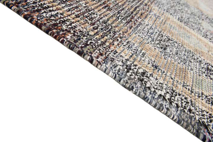 8' x 10' 5 Hand Knotted Moroccan Wool Rug
