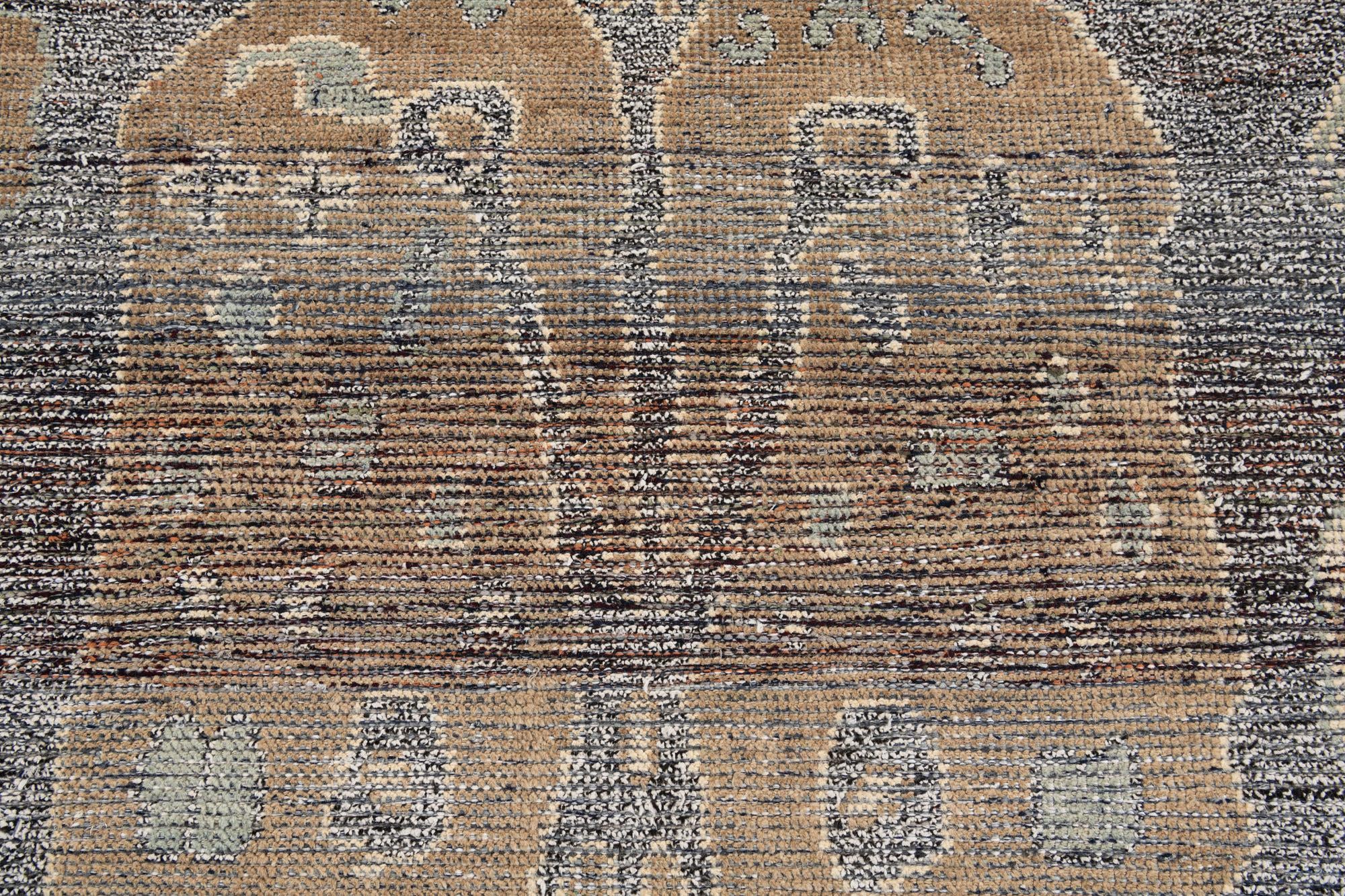 8' x 10' 5 Hand Knotted Moroccan Wool Rug