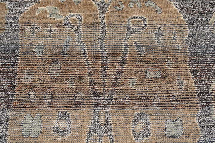 8' x 10' 5 Hand Knotted Moroccan Wool Rug