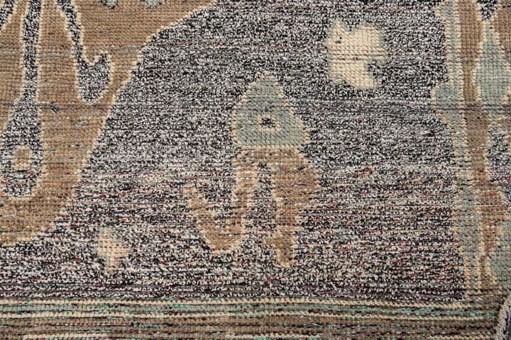 8' x 10' 5 Hand Knotted Moroccan Wool Rug