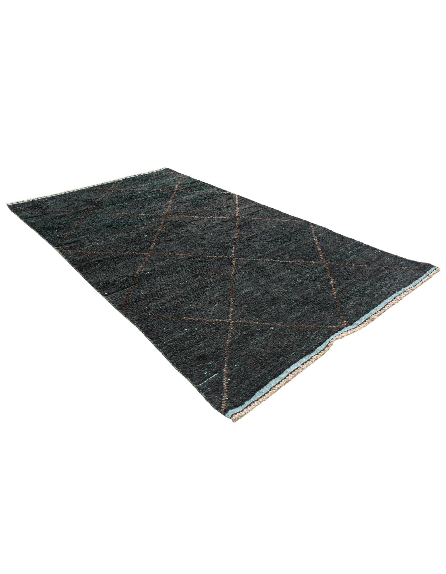 4' 10 x 8' 3 Hand Knotted Moroccan Wool Rug