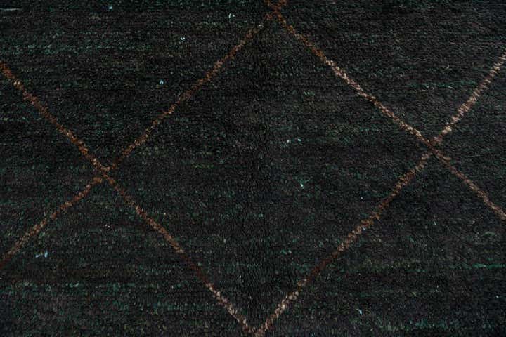 4' 10 x 8' 3 Hand Knotted Moroccan Wool Rug