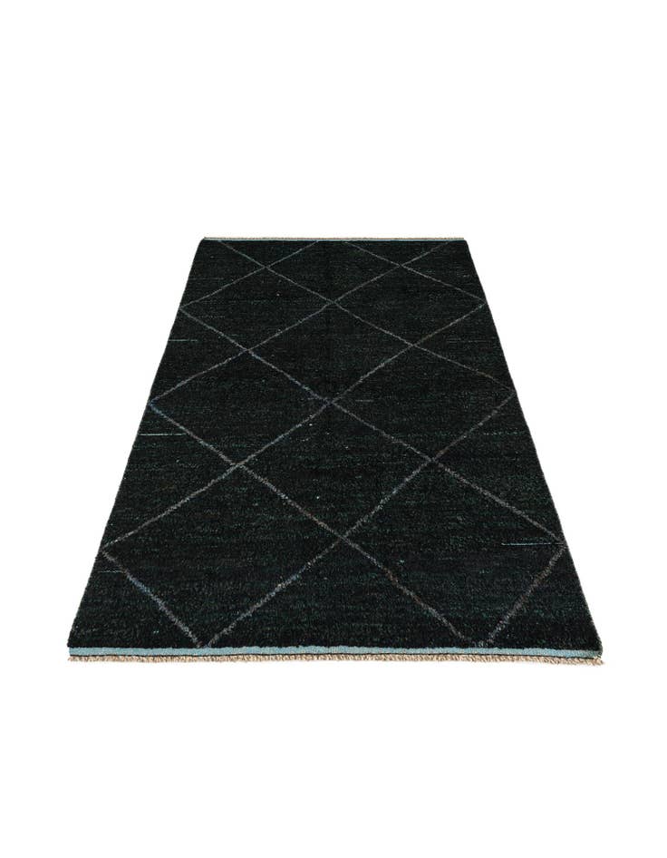 Detail image of 5' x 8' 3 Hand Knotted Moroccan Wool Rug