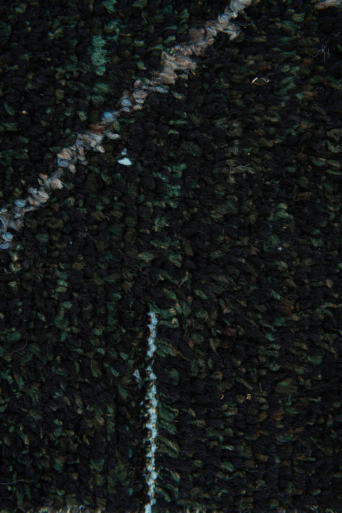 5' x 8' 3 Hand Knotted Moroccan Wool Rug