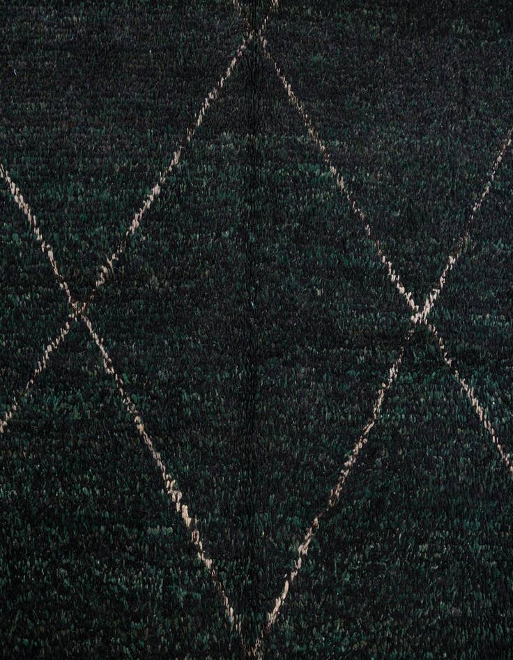 Detail image of 6' x 9' 5  Hand Knotted Moroccan Wool Rug