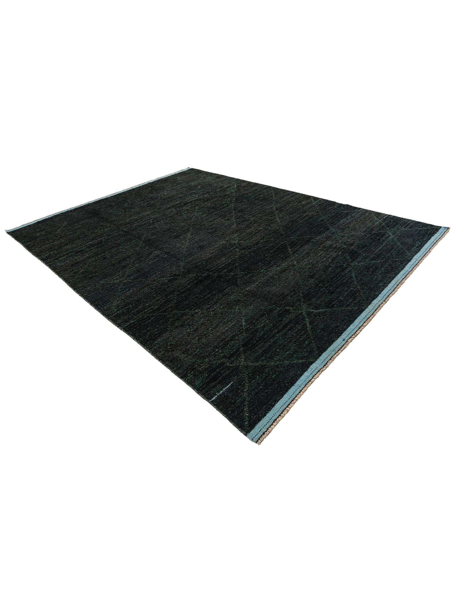 8' x 10' 8 Hand Knotted Moroccan Wool Rug