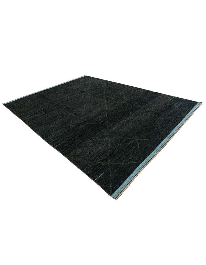 8' x 10' 8 Hand Knotted Moroccan Wool Rug