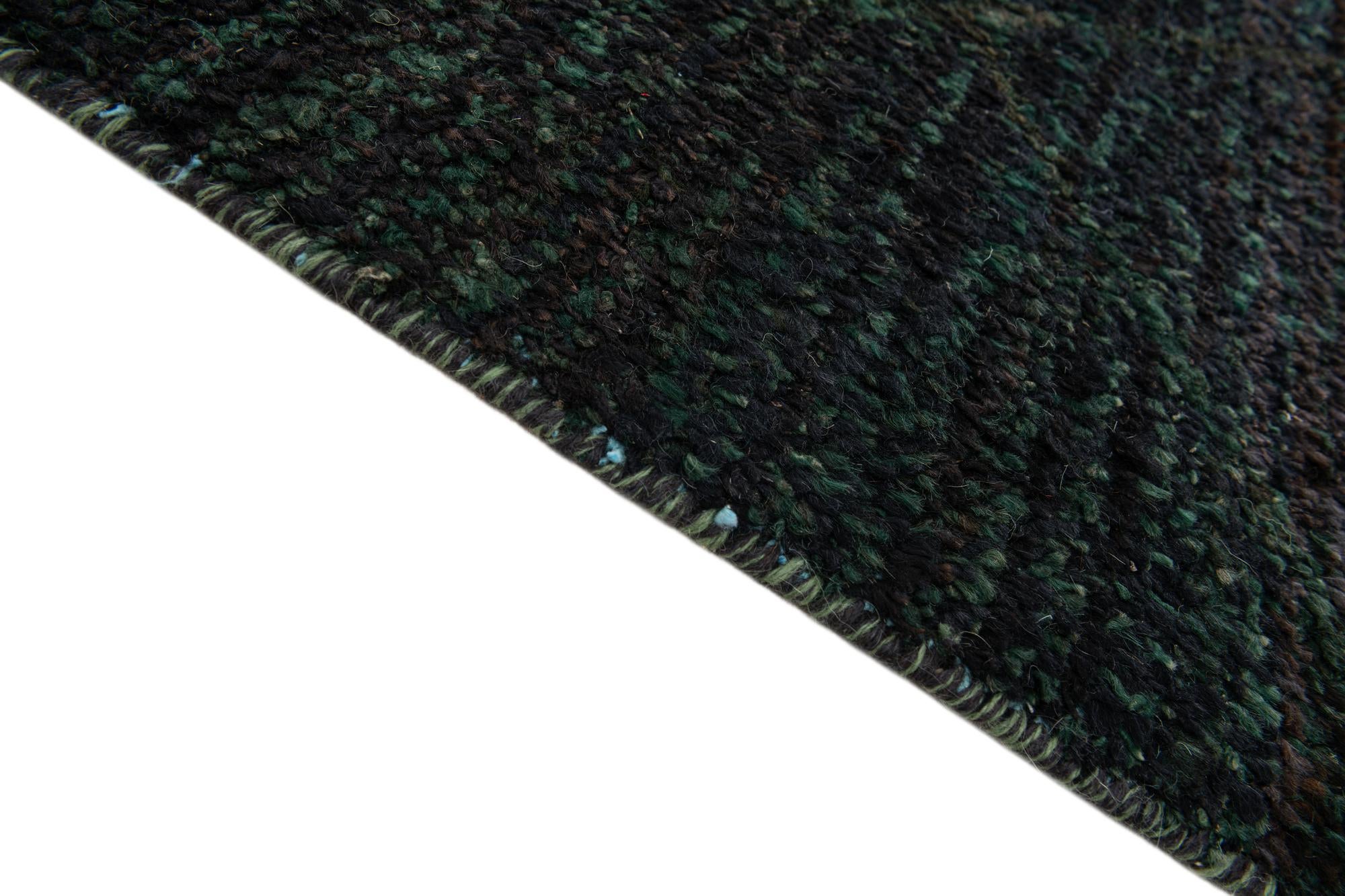 8' x 10' 8 Hand Knotted Moroccan Wool Rug