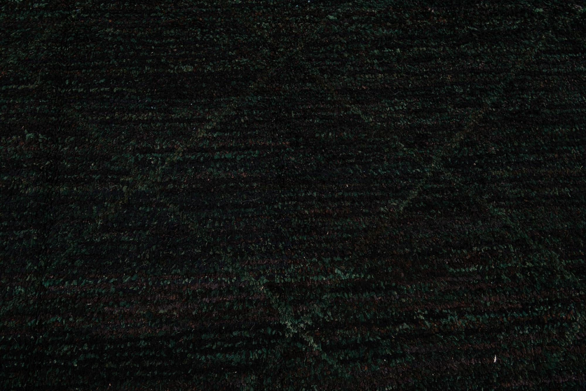8' x 10' 8 Hand Knotted Moroccan Wool Rug