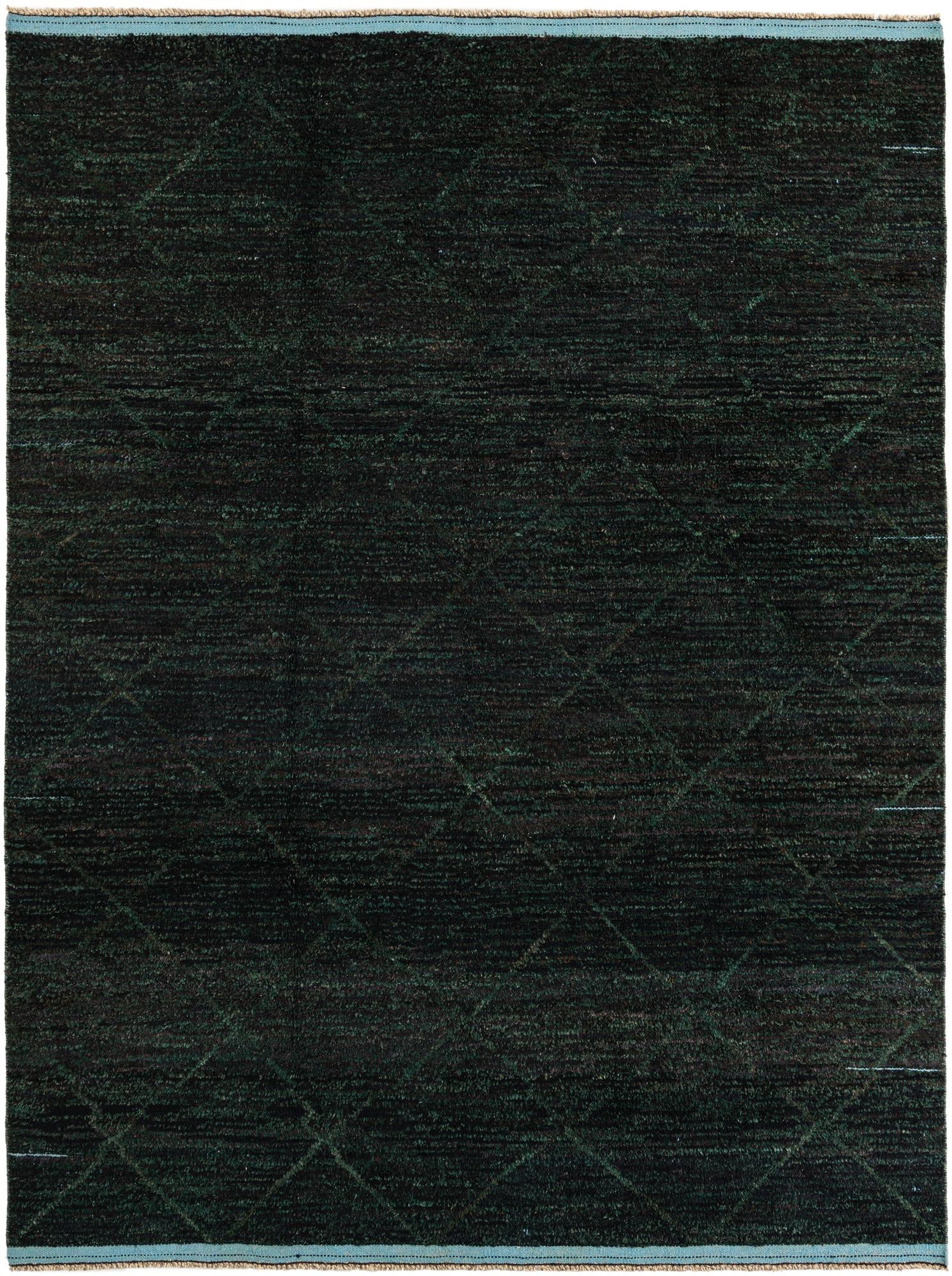 8' x 10' 8 Hand Knotted Moroccan Wool Rug