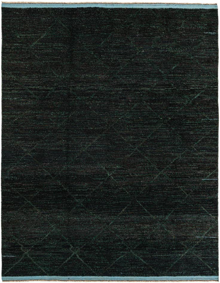 Detail image of 8' x 10' 8 Hand Knotted Moroccan Wool Rug
