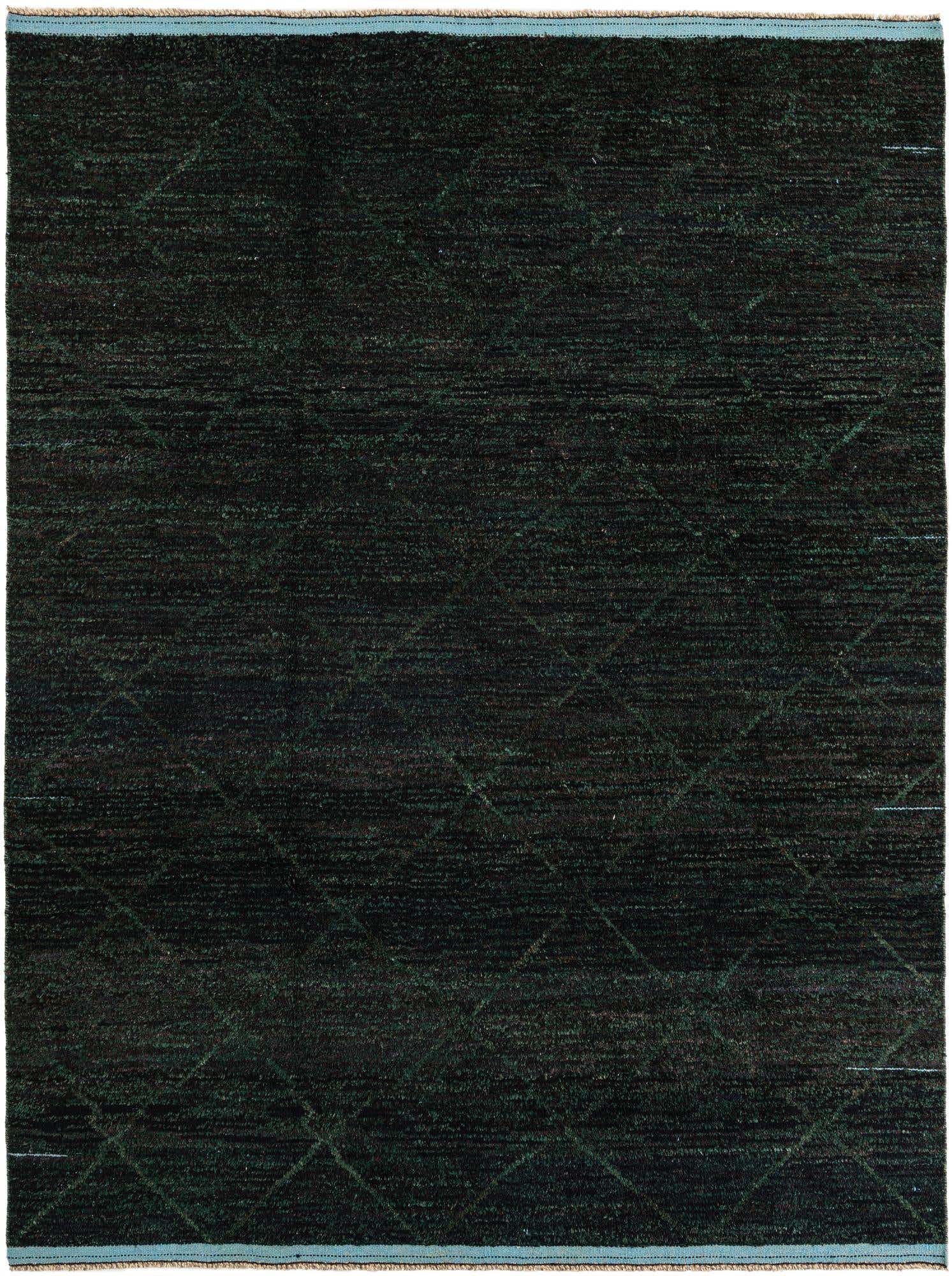 8' x 10' 8 Hand Knotted Moroccan Wool Rug