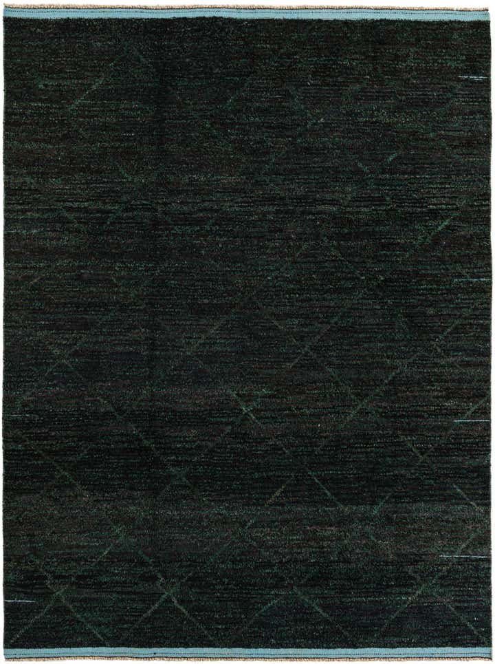 8' x 10' 8 Hand Knotted Moroccan Wool Rug